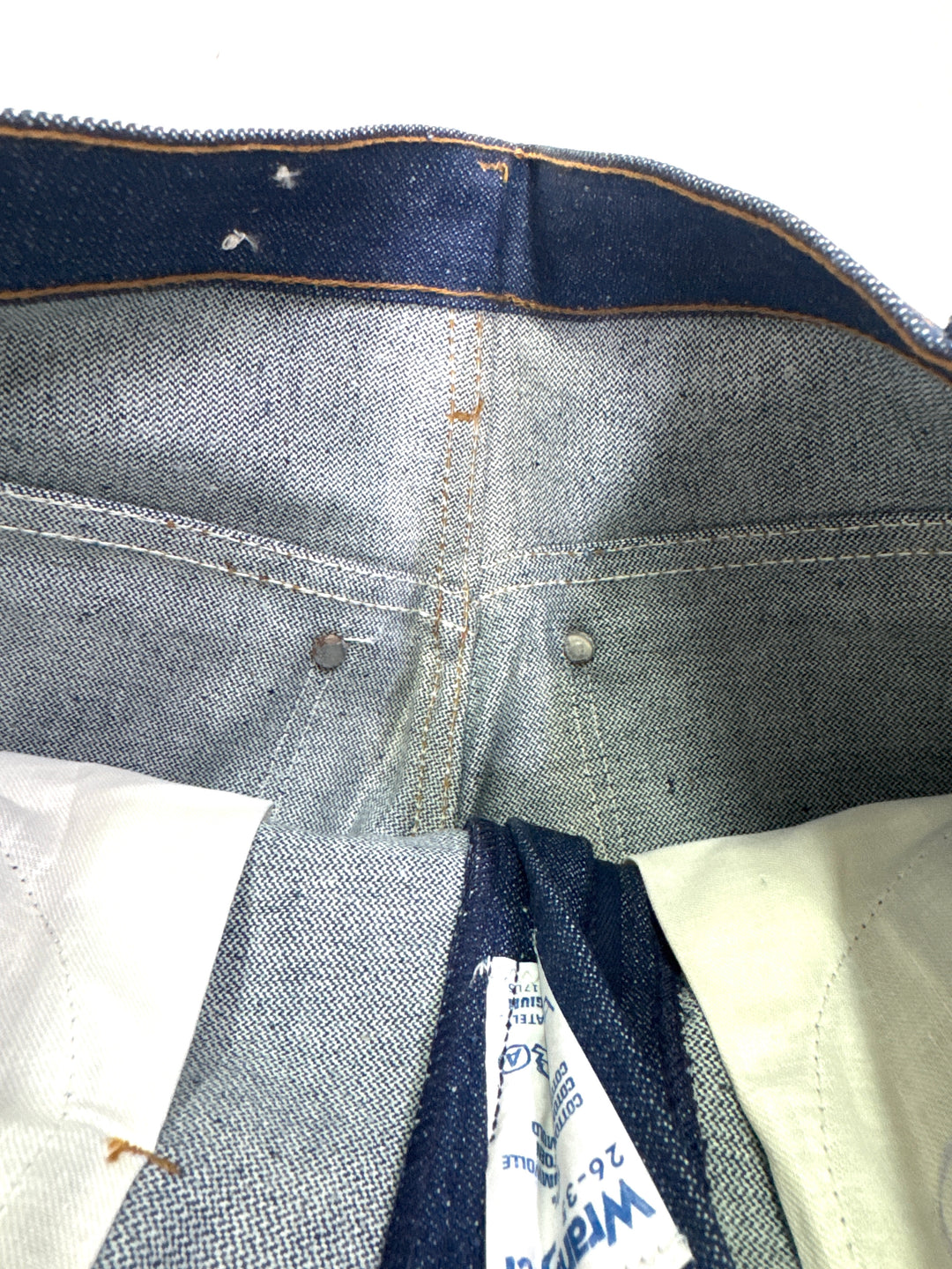 Wrangler western cut rivets W26 L35 made in Belgium anni 70&