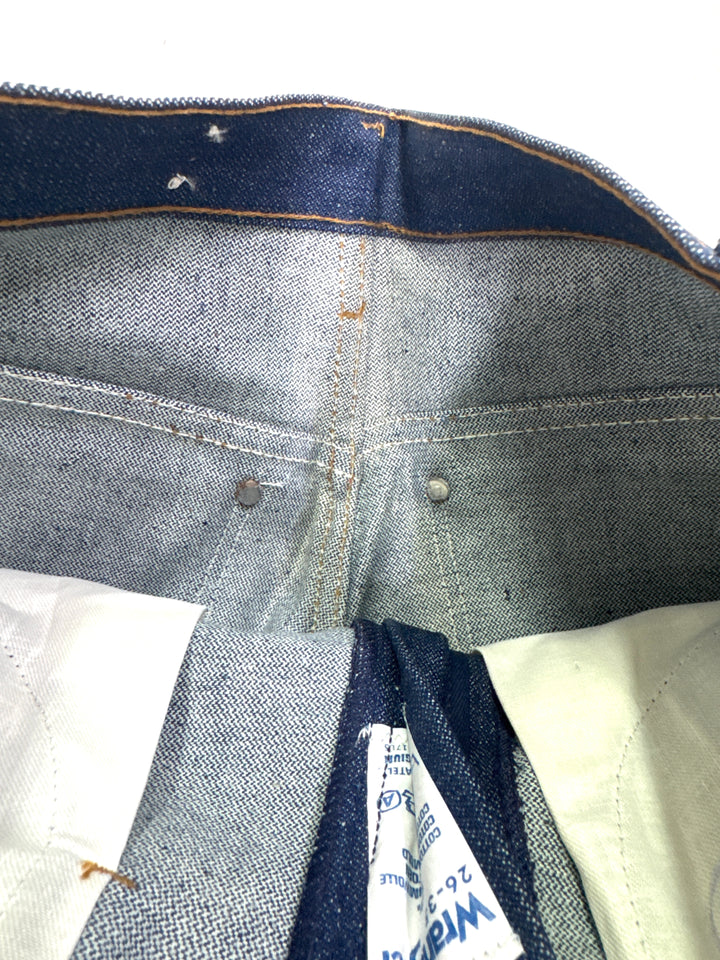 Wrangler western cut rivets W26 L35 made in Belgium anni 70&