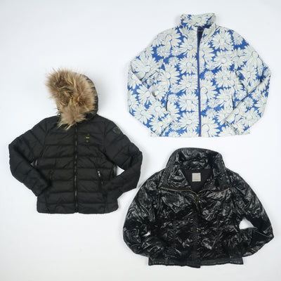 Giacche firmate invernali vintage donna 12pz Blauer, Pinko, CK, Vans....