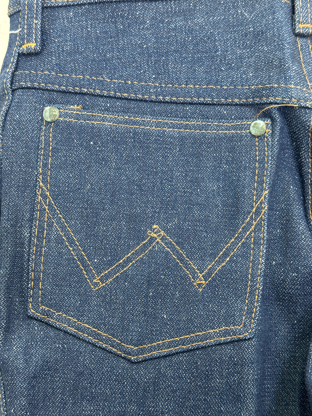 Wrangler western cut rivets W26 L35 made in Belgium anni 70&