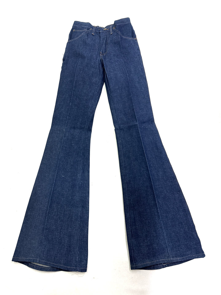 Wrangler western cut Flare W26 L35 made in Belgium anni 70&