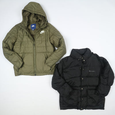 Giacche firmate sportive invernali vintage uomo donna 13pz Nike, Adidas....