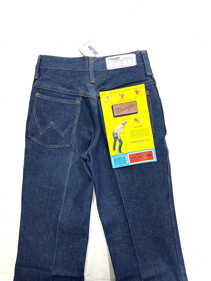 Wrangler western cut Flare W26 L35 made in Belgium anni 70&