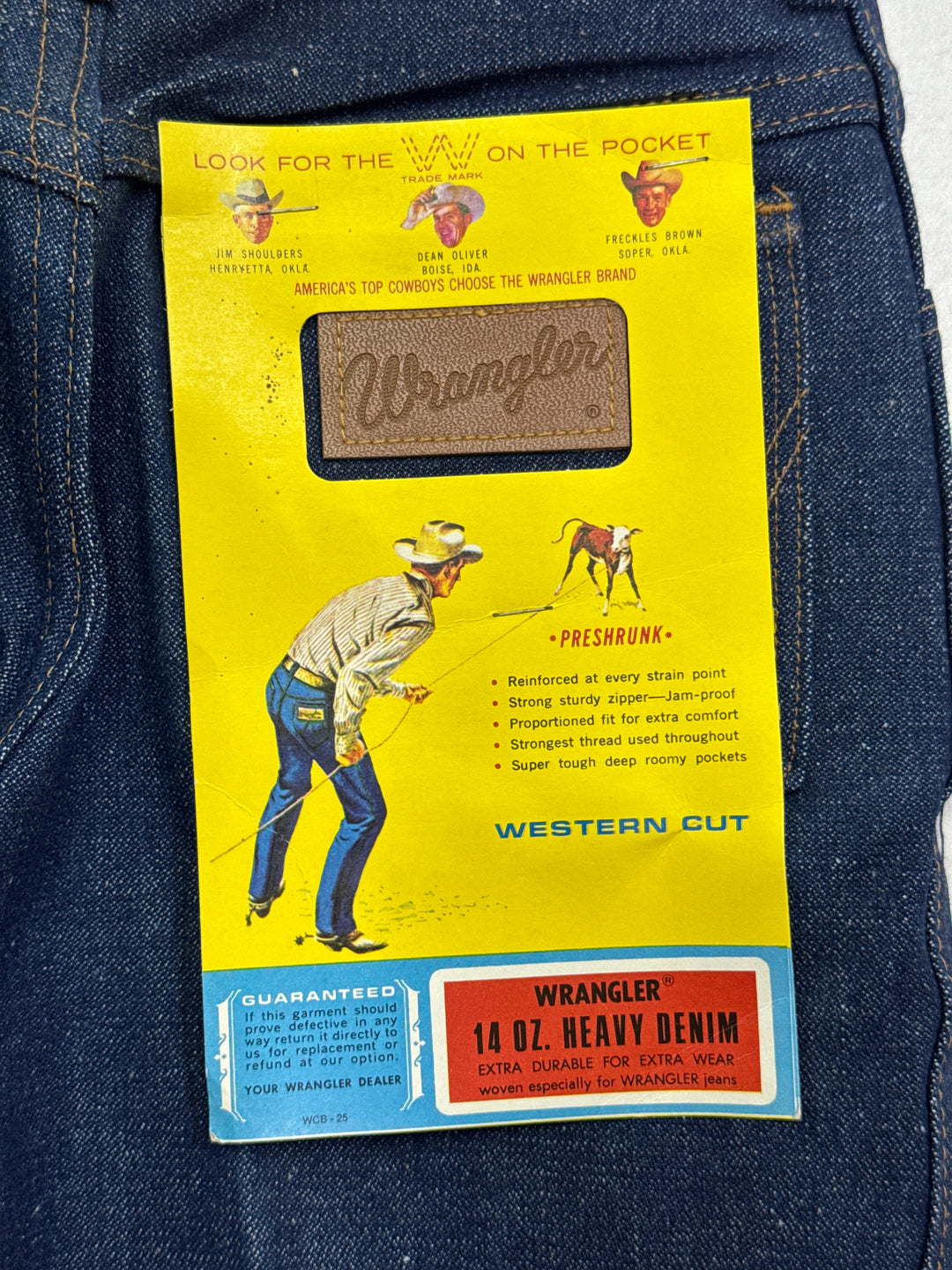 Wrangler western cut Flare W26 L35 made in Belgium anni 70&