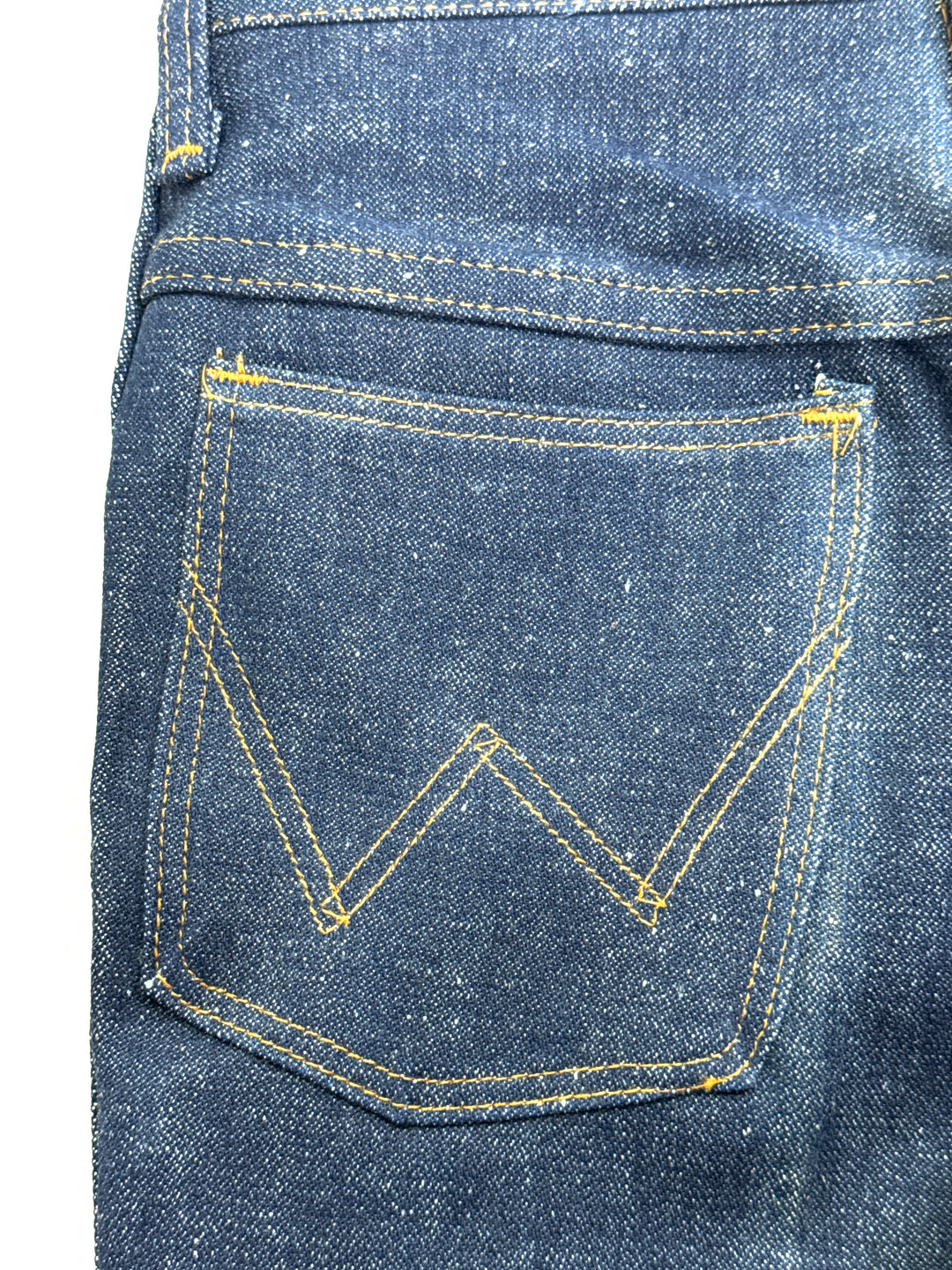 Wrangler western cut Flare W26 L35 made in Belgium anni 70&