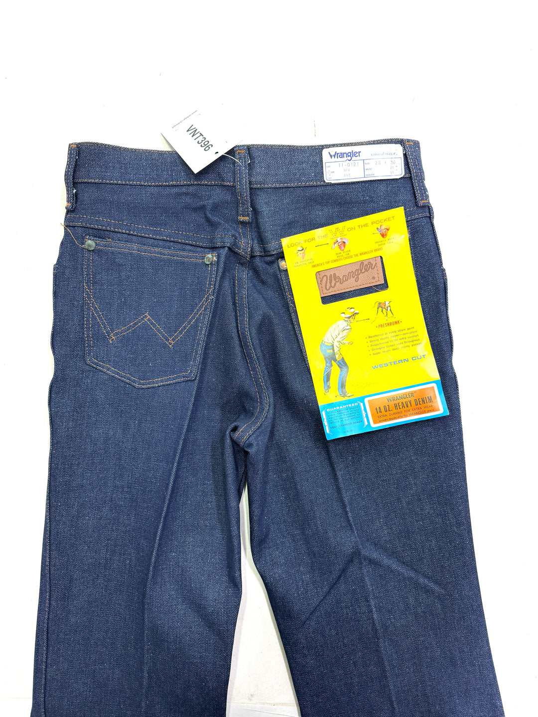 Wrangler western cut rivets W28 L36 made in Belgium anni 70&