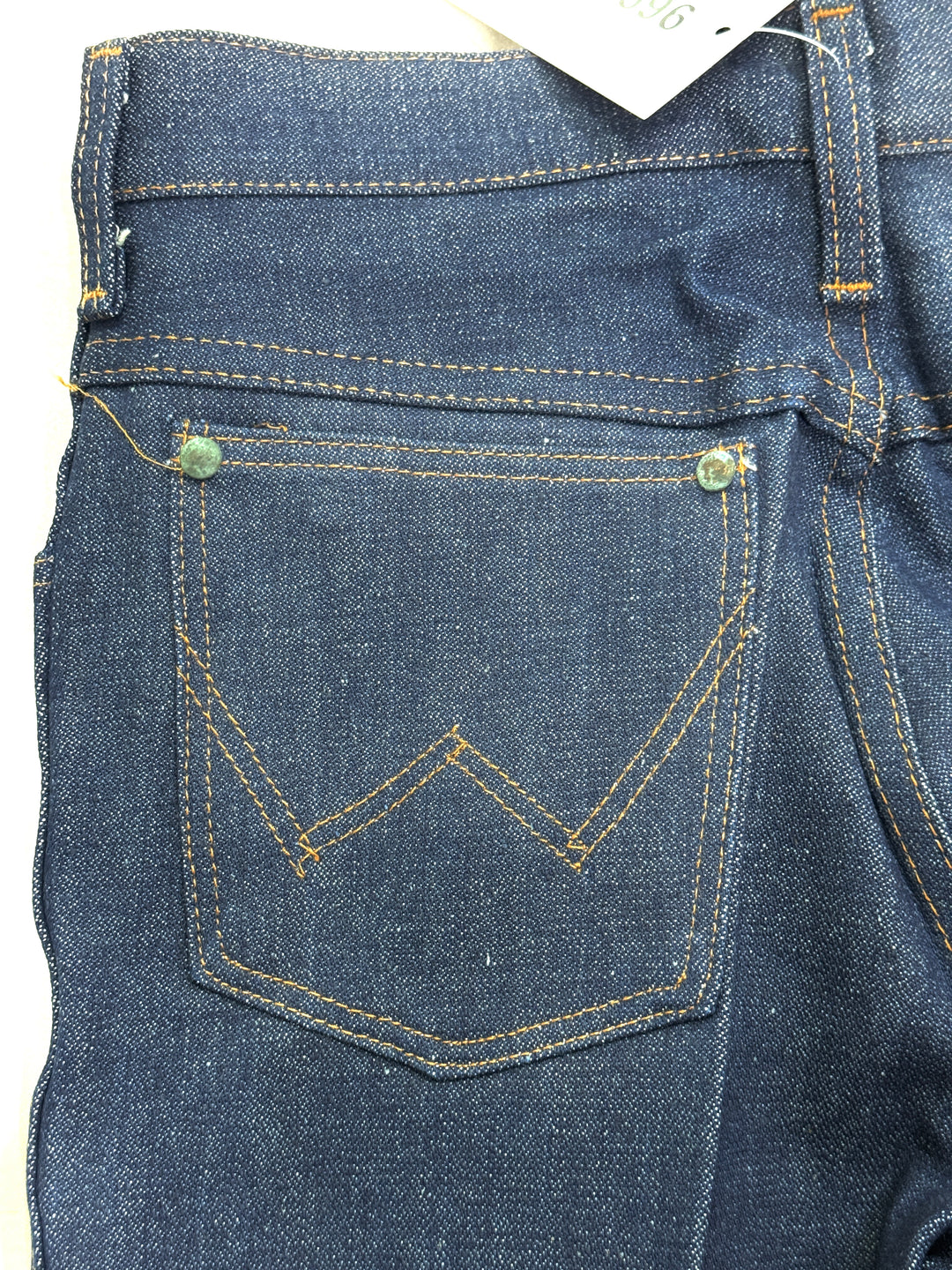 Wrangler western cut rivets W28 L36 made in Belgium anni 70&