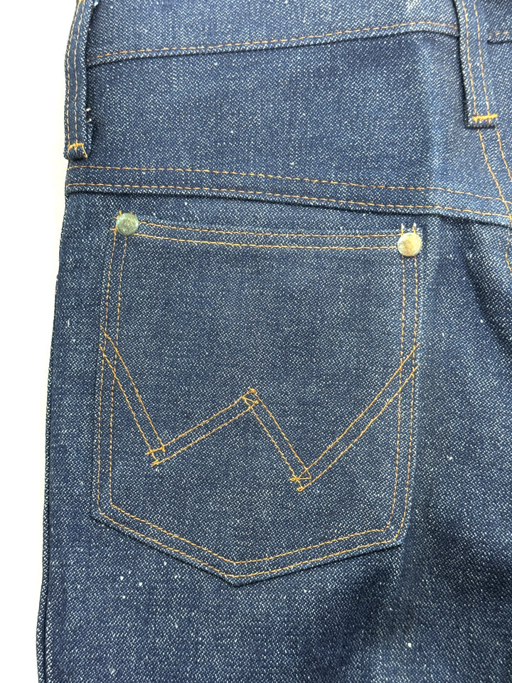 Wrangler western cut rivets W28 L35 made in Belgium anni 70&