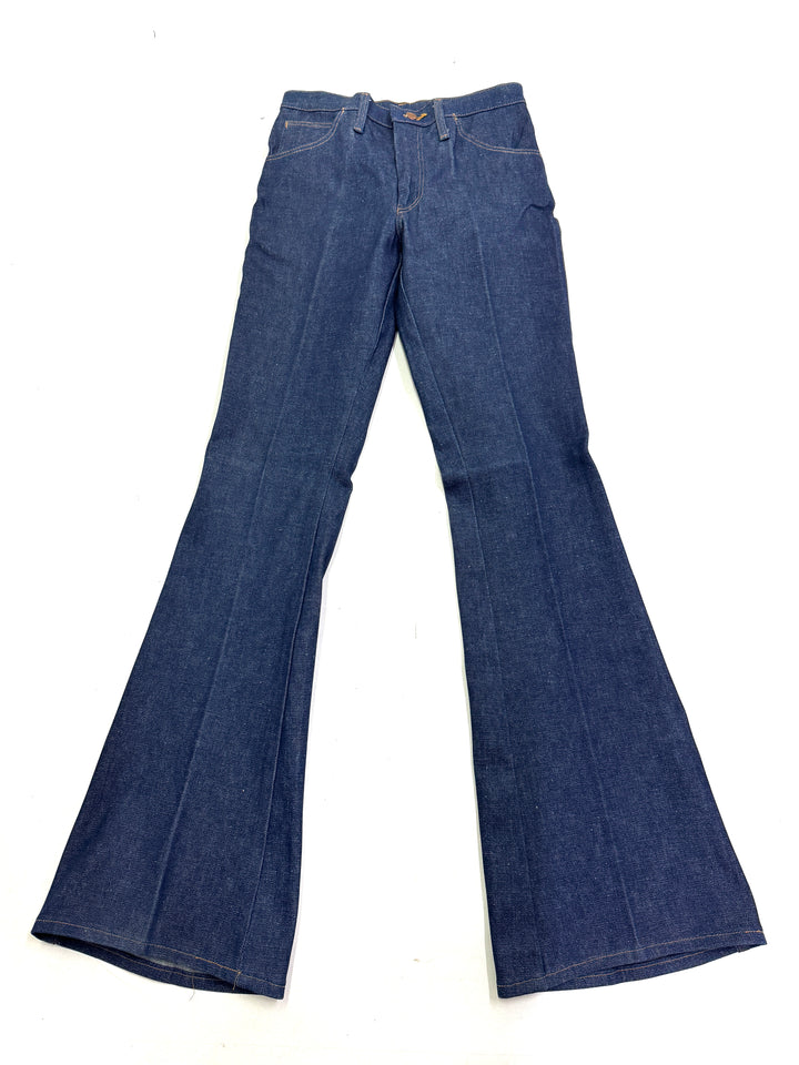 Wrangler western cut Flare W29 L35 made in Belgium anni 70&