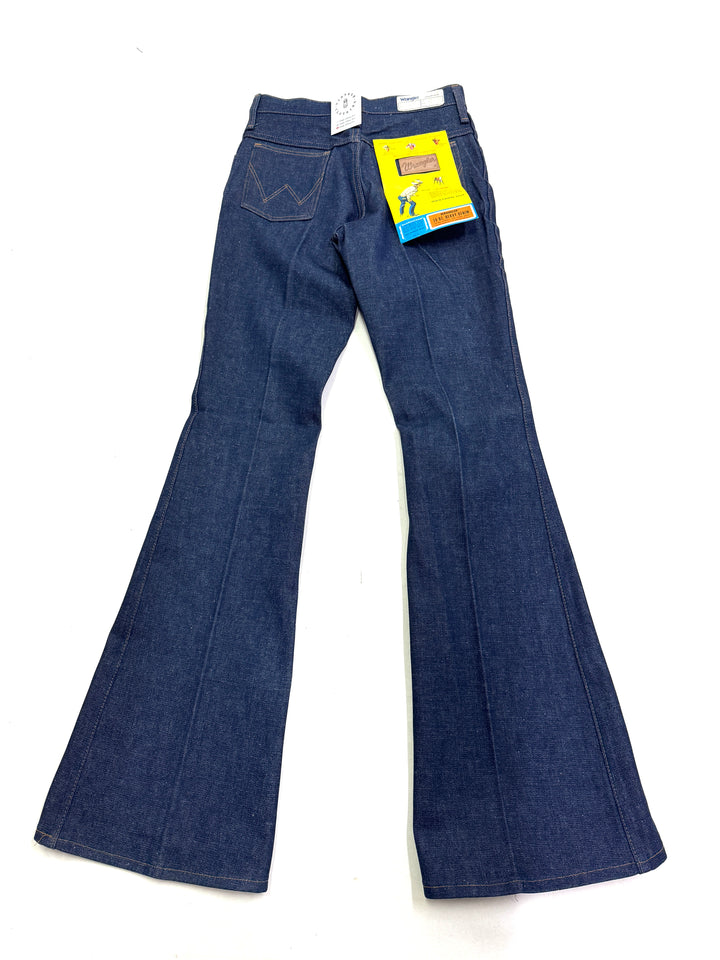 Wrangler western cut Flare W29 L35 made in Belgium anni 70&