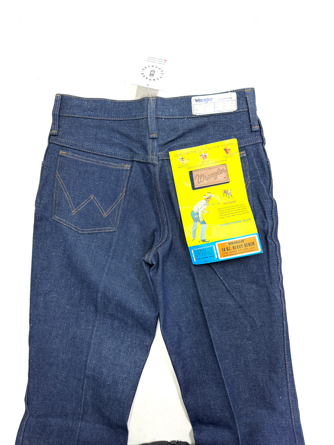 Wrangler western cut Flare W29 L35 made in Belgium anni 70&