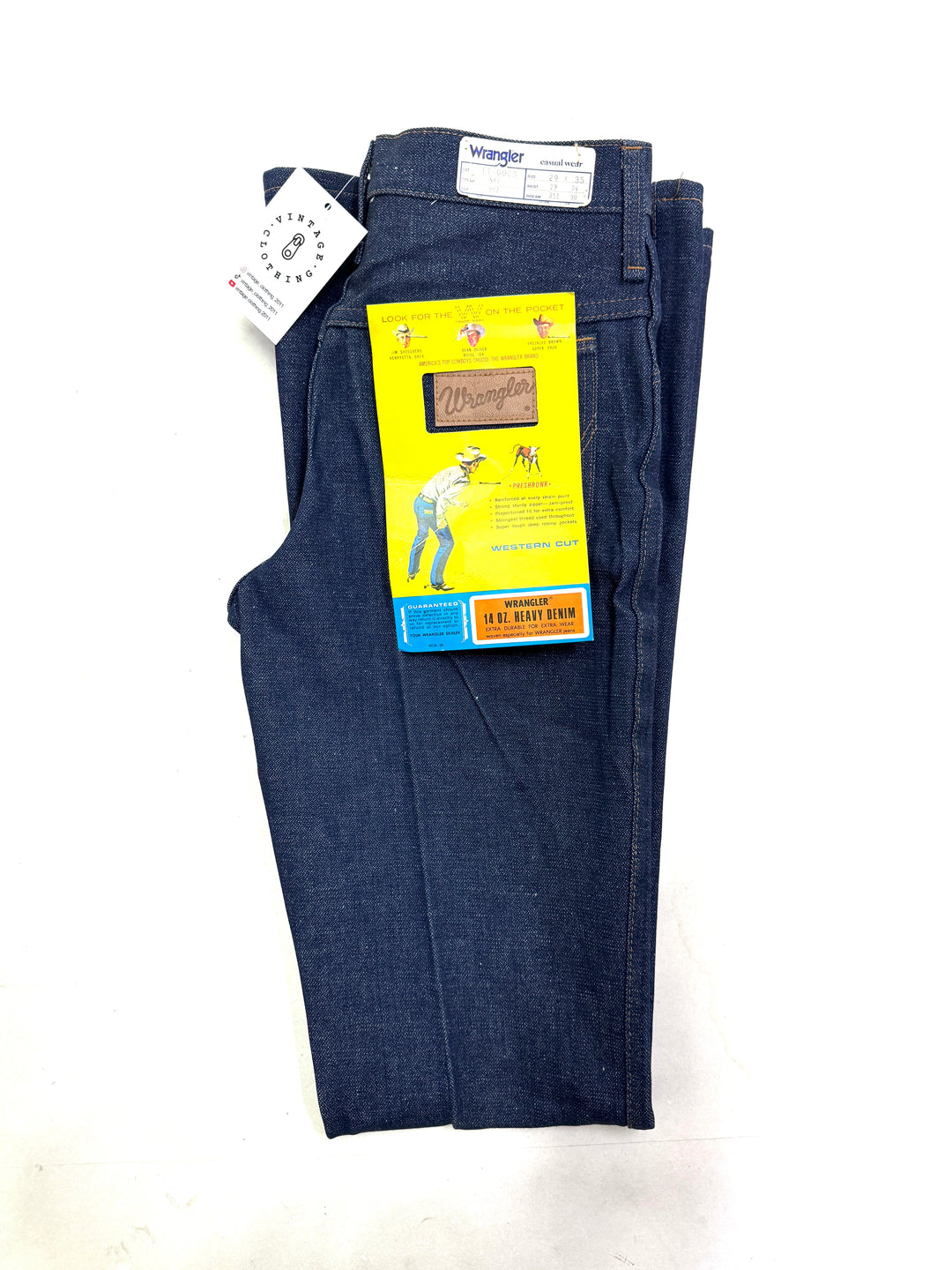Wrangler western cut Flare W29 L35 made in Belgium anni 70&