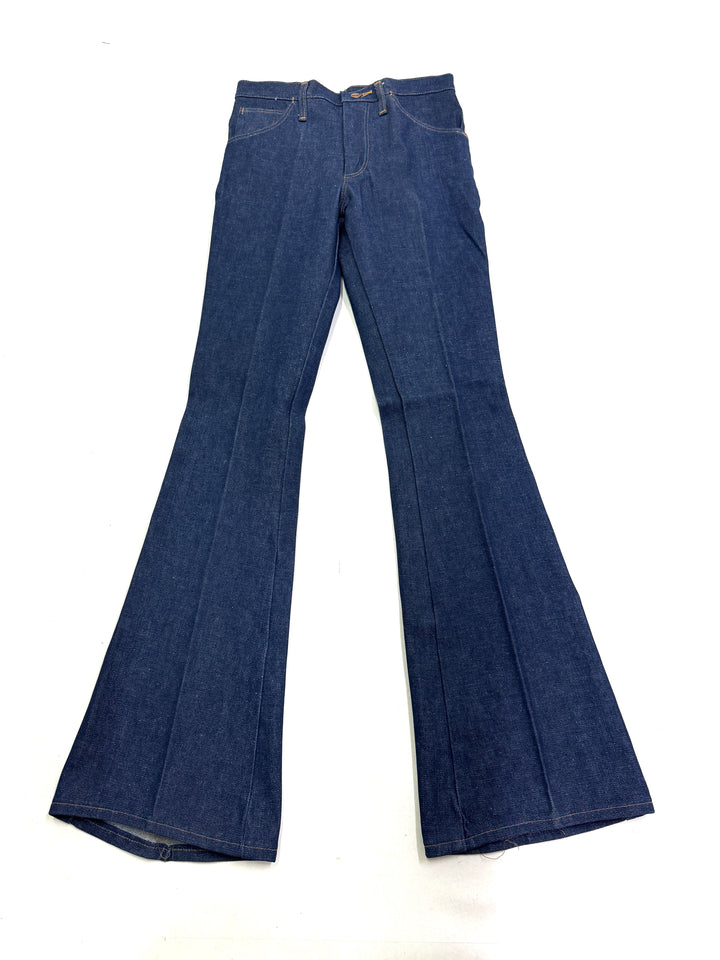 Wrangler western cut Flare W29 L35 made in Belgium anni 70&