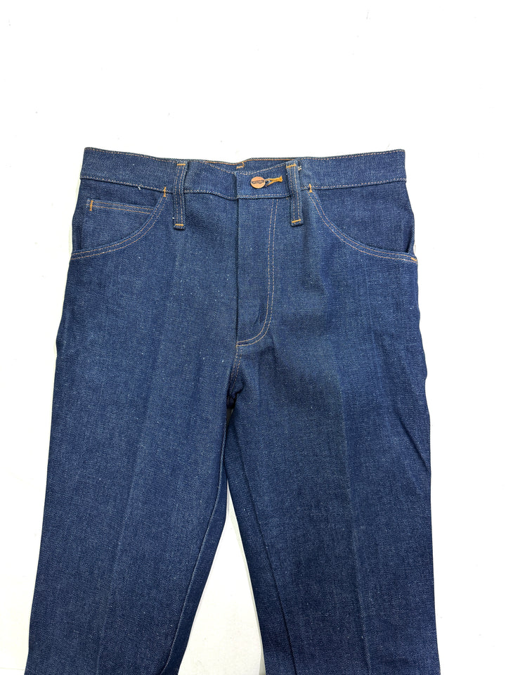 Wrangler western cut Flare W29 L35 made in Belgium anni 70&