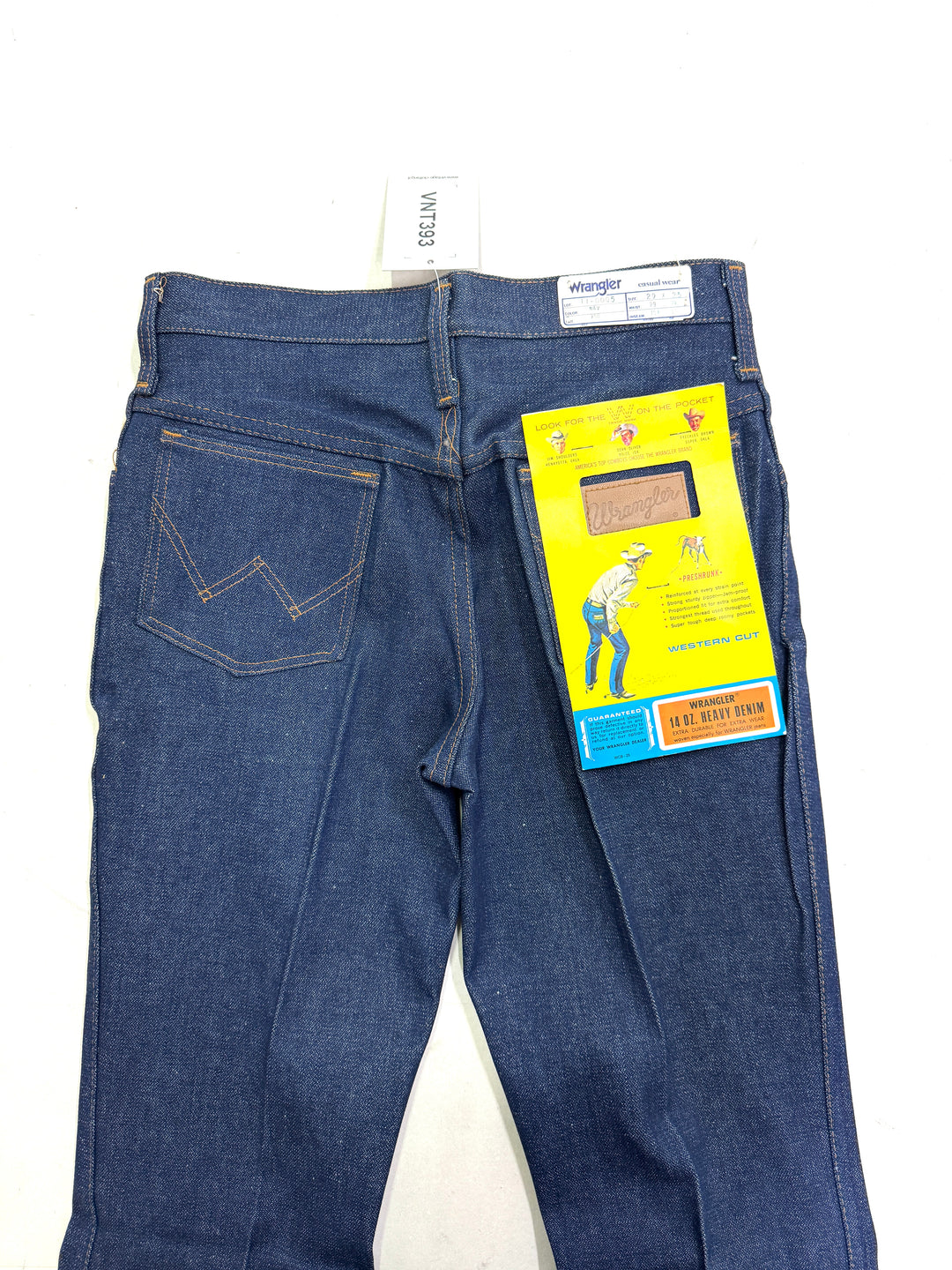 Wrangler western cut Flare W29 L35 made in Belgium anni 70&