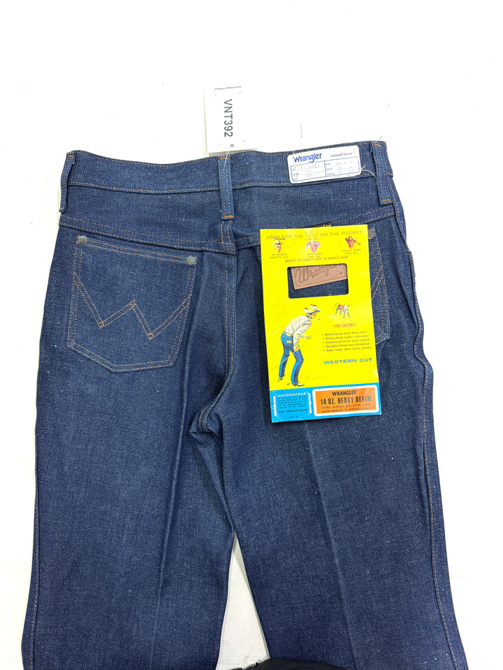 Wrangler western cut rivets W29 L35 made in Belgium anni 70&