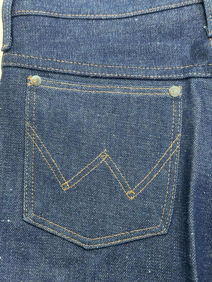 Wrangler western cut rivets W29 L35 made in Belgium anni 70&