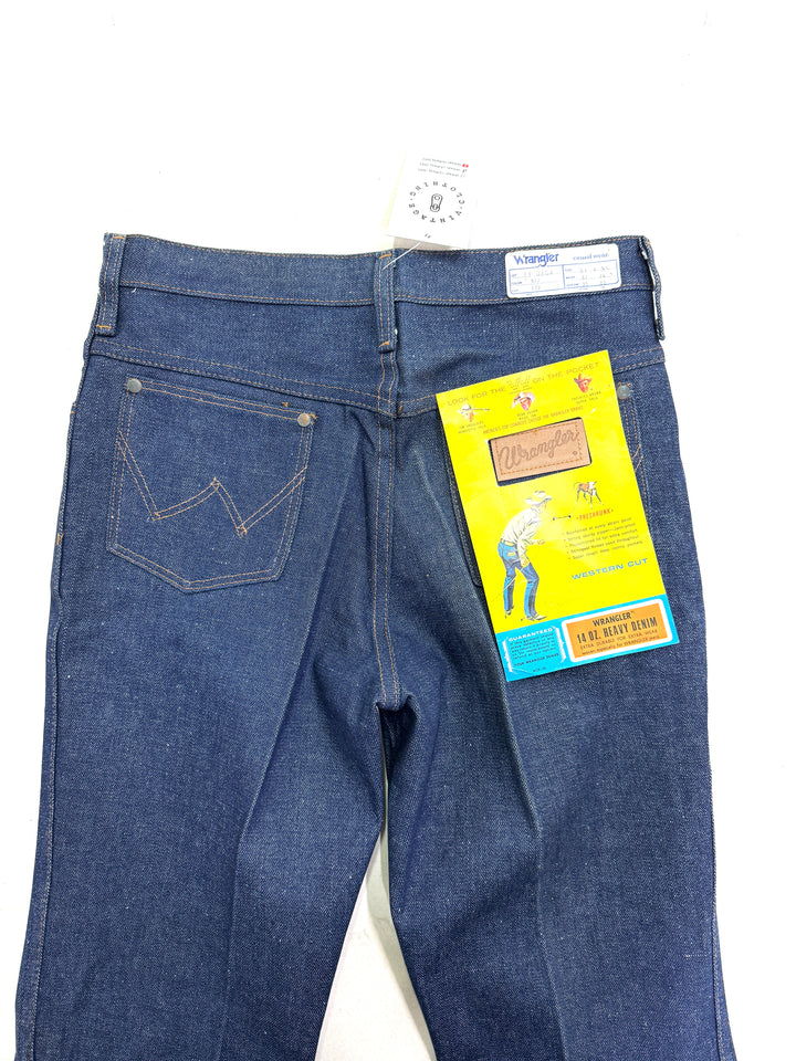 Wrangler western cut rivets W31 L35 made in Belgium anni 70&