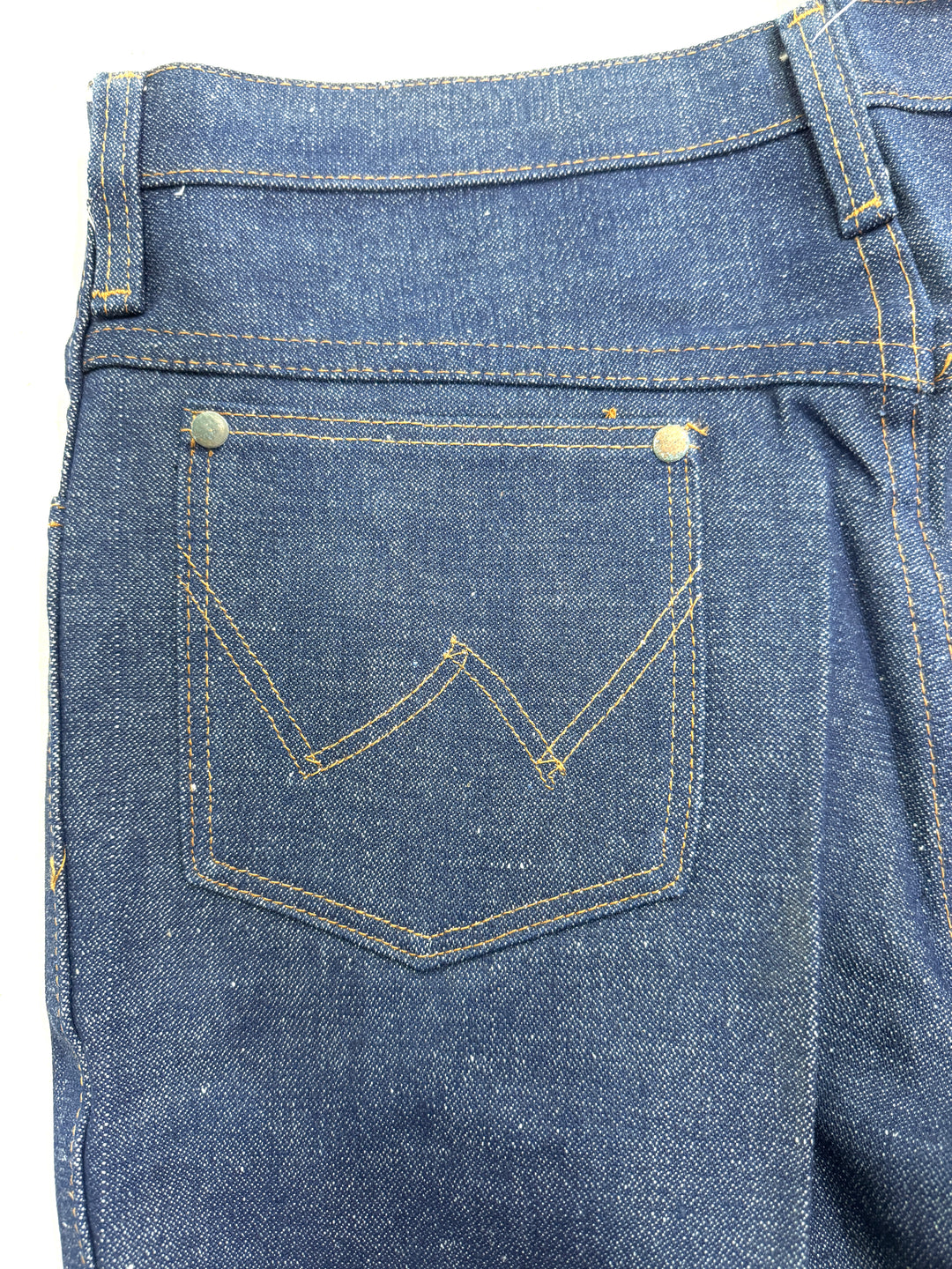 Wrangler western cut rivets W31 L35 made in Belgium anni 70&