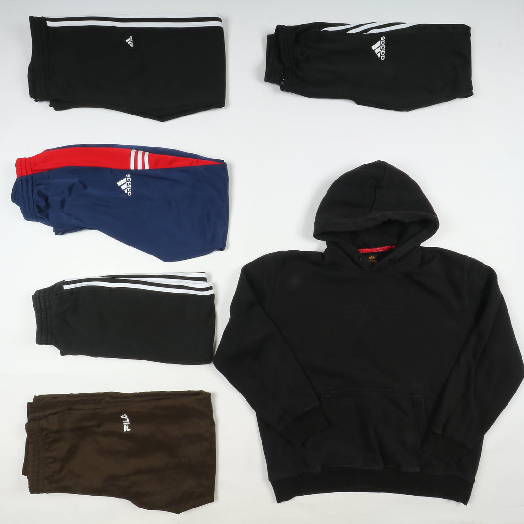 Felpe, pantaloni e giubbini sportivi firmati box 29pz uomo e donna grado A+B