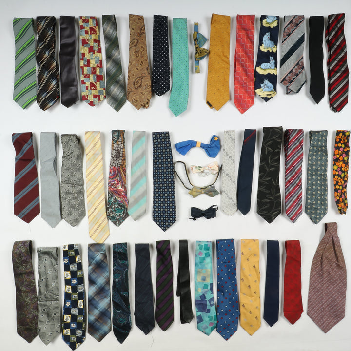 Lotto stock cravatte vintage box da 400pz