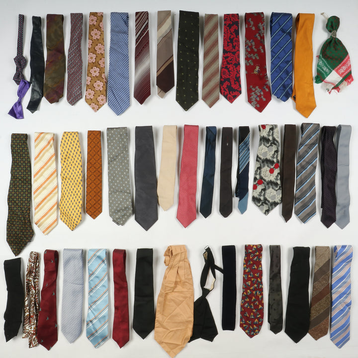 Lotto stock cravatte vintage box da 400pz