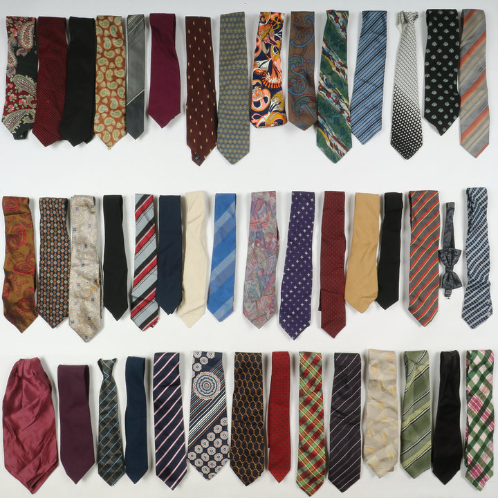 Lotto stock cravatte vintage box da 400pz