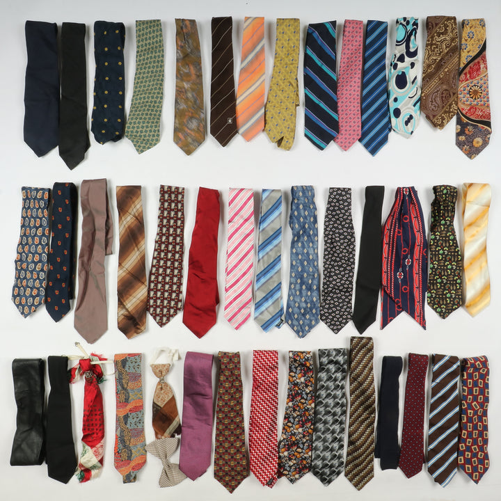 Lotto stock cravatte vintage box da 400pz