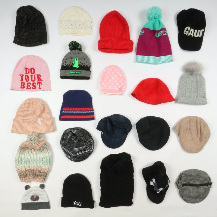 Stock Cappelli invernali vintage uomo e donna stock 133pz grado A+B