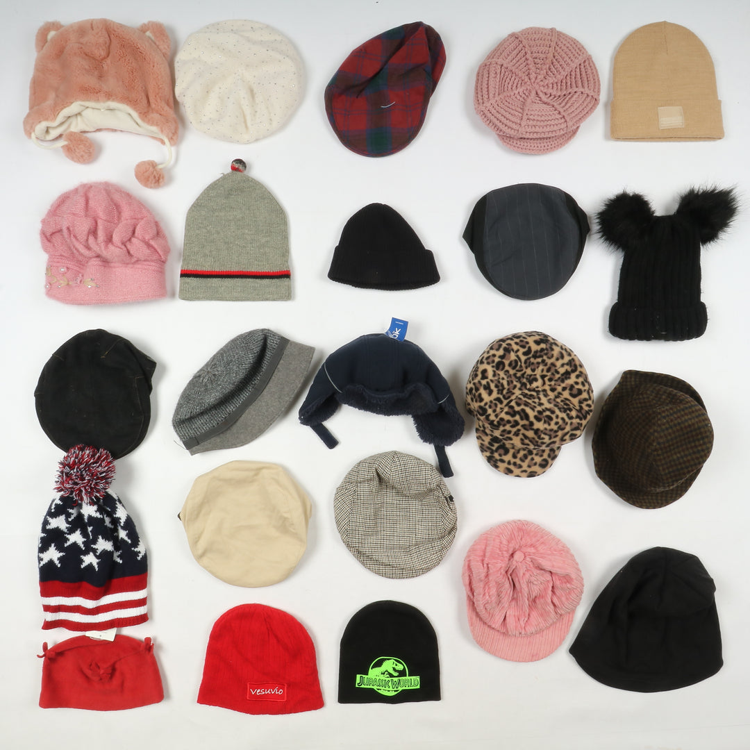 Stock Cappelli invernali vintage uomo e donna stock 133pz grado A+B