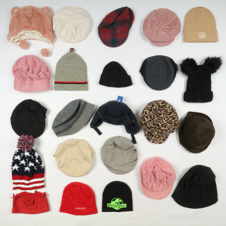 Stock Cappelli invernali vintage uomo e donna stock 133pz grado A+B