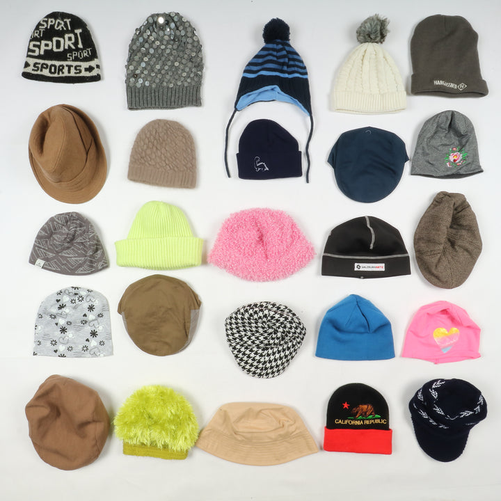 Stock Cappelli invernali vintage uomo e donna stock 133pz grado A+B