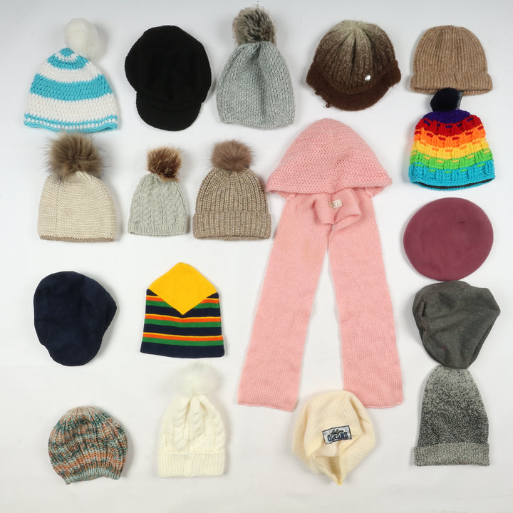 Stock Cappelli invernali vintage uomo e donna stock 115pz grado A+B