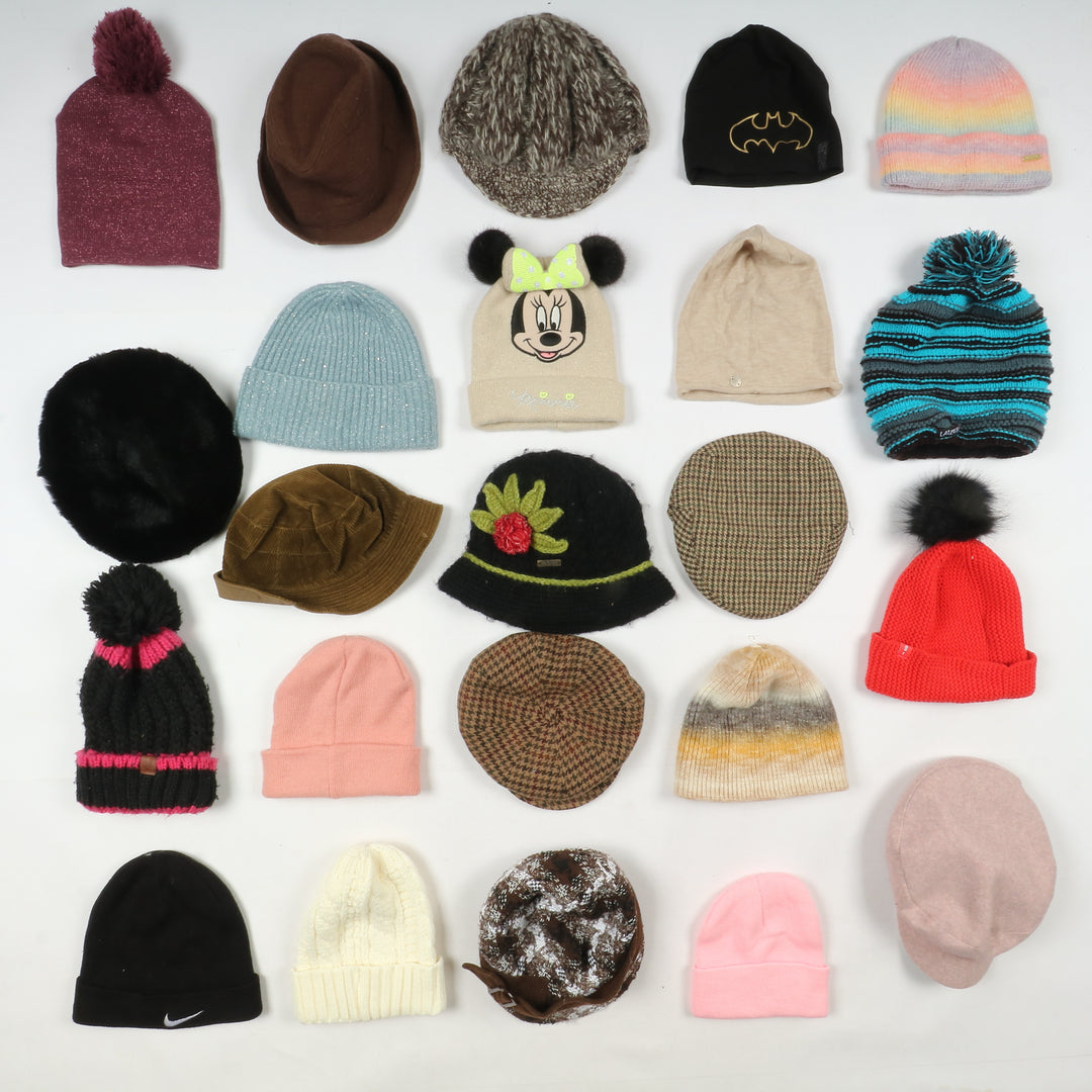 Stock Cappelli invernali vintage uomo e donna stock 115pz grado A+B