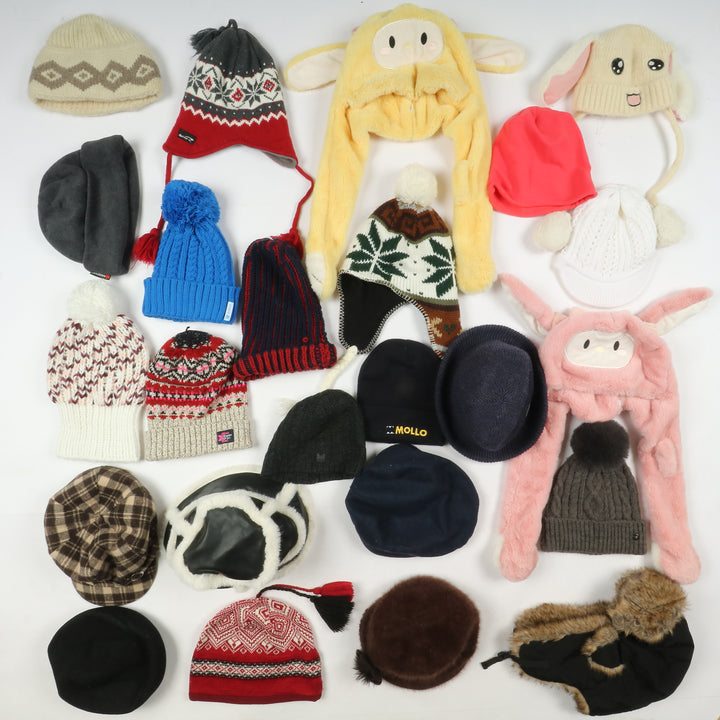 Stock Cappelli invernali vintage uomo e donna stock 115pz grado A+B