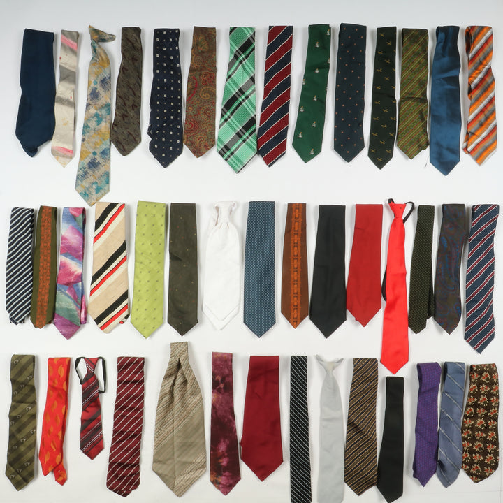 Lotto stock cravatte vintage box da 400pz