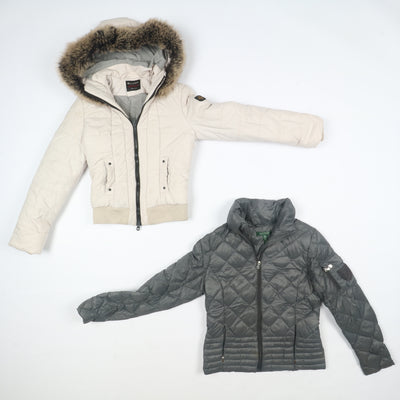 Giacche firmate invernali vintage donna 11pz Byblos, Trussardi, Silvian Heach....