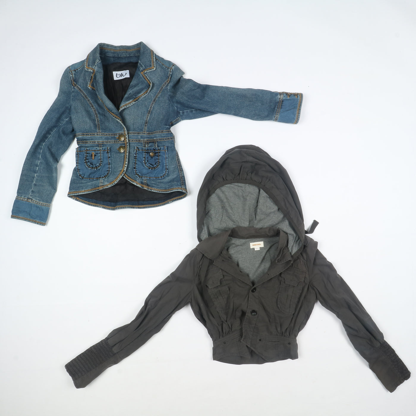 Giacche firmate invernali vintage donna 11pz Byblos, Trussardi, Silvian Heach....