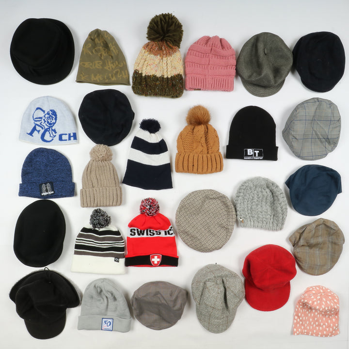 Stock Cappelli invernali vintage uomo e donna stock 133pz grado A+B