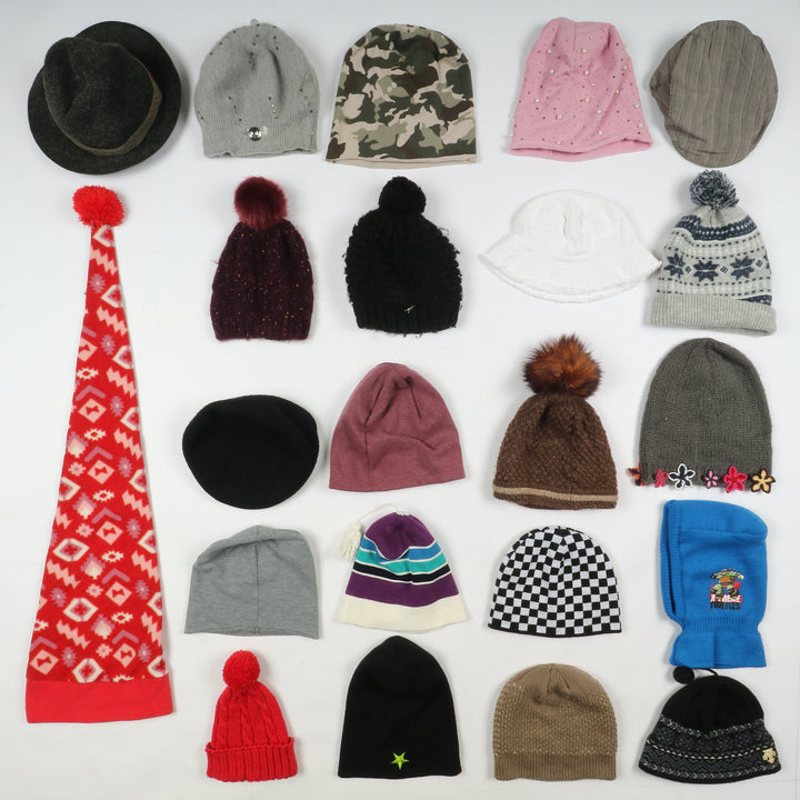 Stock Cappelli invernali vintage uomo e donna stock 133pz grado A+B