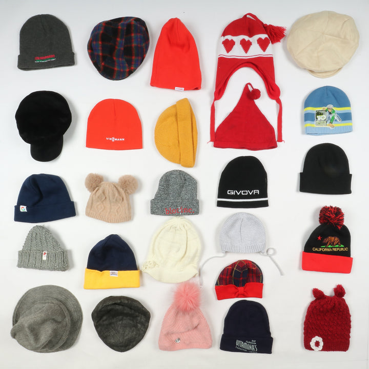 Stock Cappelli invernali vintage uomo e donna stock 133pz grado A+B