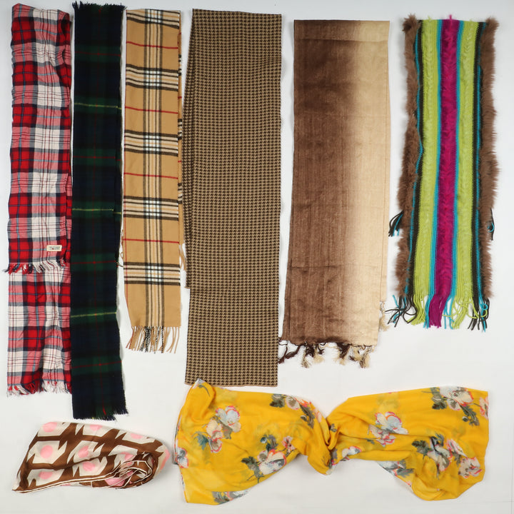 Stock Sciarpe vintage uomo e donna stock 85pz grado A