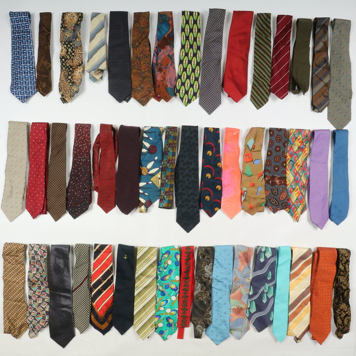 Lotto stock cravatte vintage box da 400pz