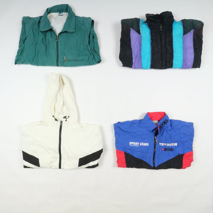 Track top sportive vintage box da 29pz uomo e donna grado A+B