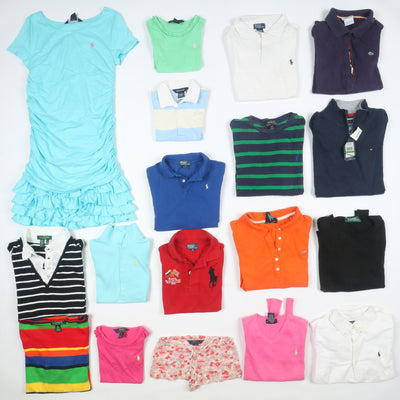 Tommy Hifiger, Lacoste e Ralph Lauren vintage da bambino Box da 79pz