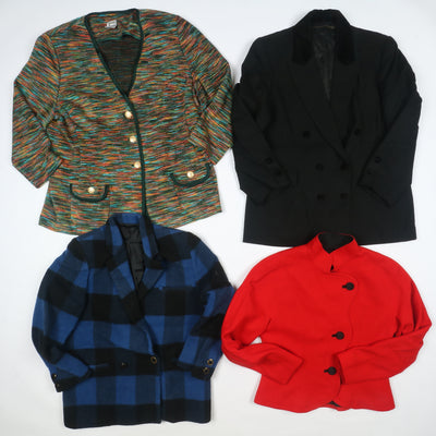 Giacche vintage da donna estive ed invernali Stock da 30pz