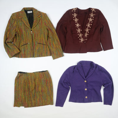 Giacche vintage da donna estive ed invernali Stock da 30pz