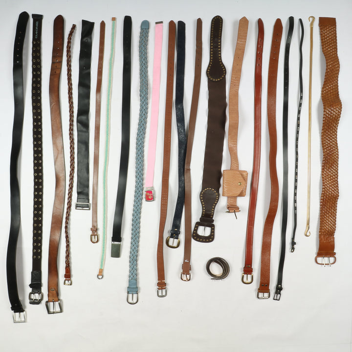 Stock lotto Cinture vintage 190 pz misto uomo donna grado A+B