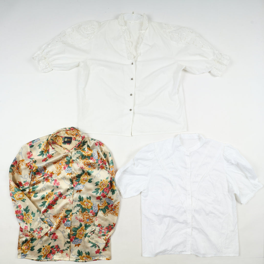 Camicie colorate vintage donna box da 64pz printed