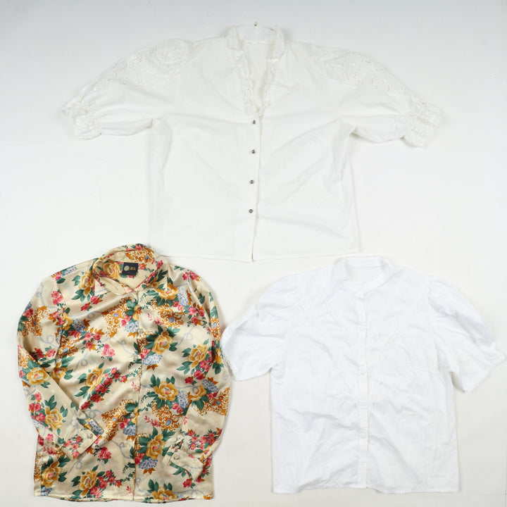 Camicie colorate vintage donna box da 64pz printed